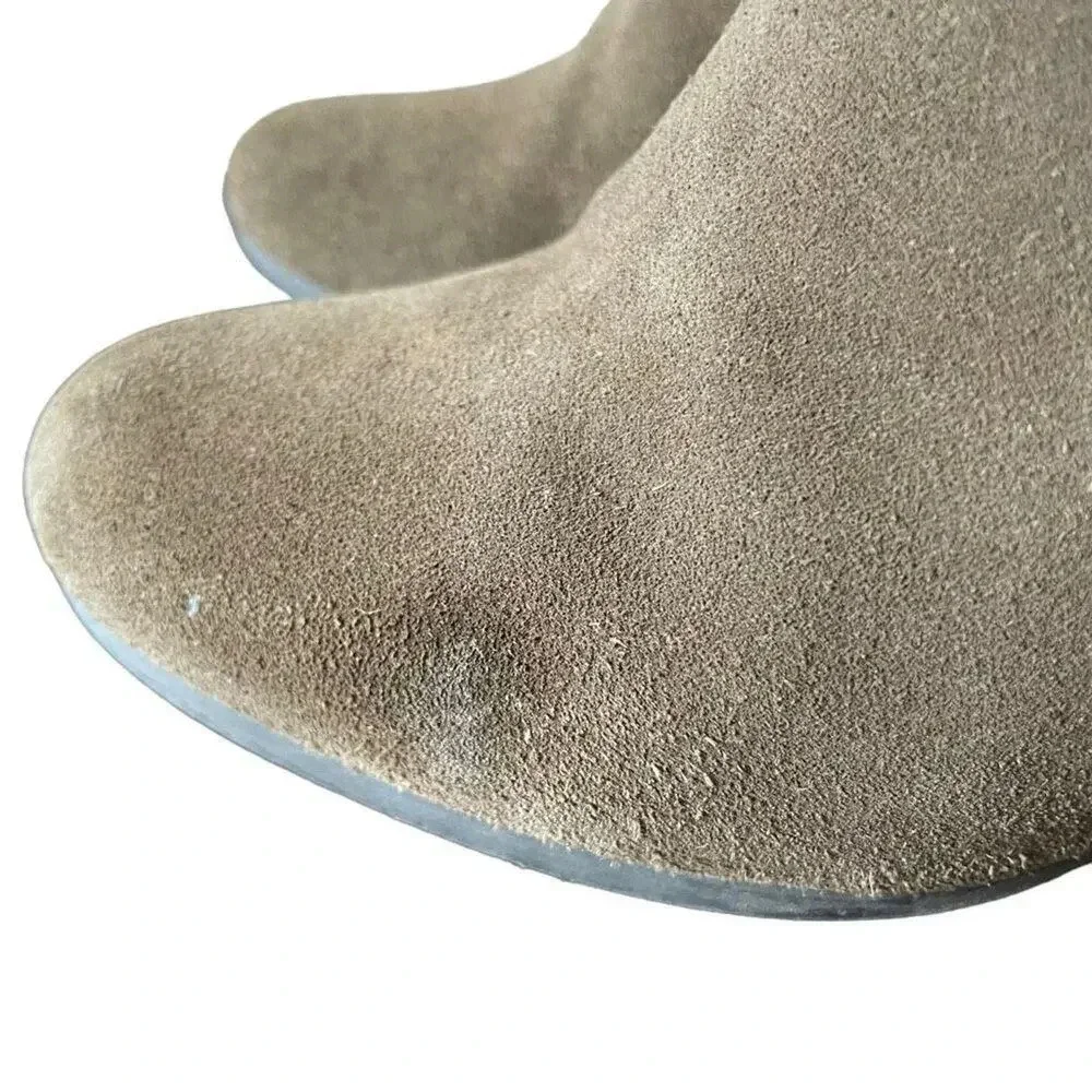 Tory‎ Burch Milan Suede Bootie Women’s 5.5 Brown Heel Boho Festival